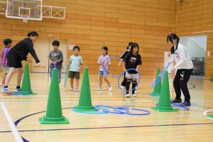障害物アスレチックの様子
