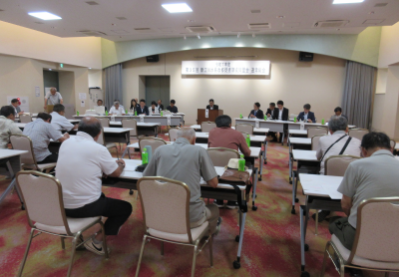 新江川水系改修促進期成同盟会　役員会・通常総会の画像です。