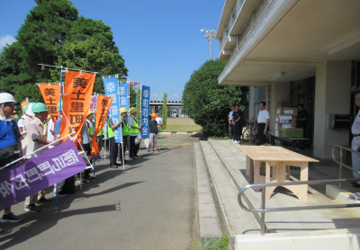  四町合同防災訓練の画像です。