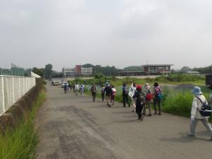 唐子浄水場手前