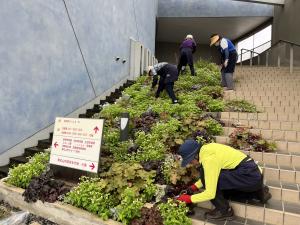 総合会館外階段