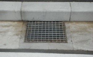 清掃後の雨水ます