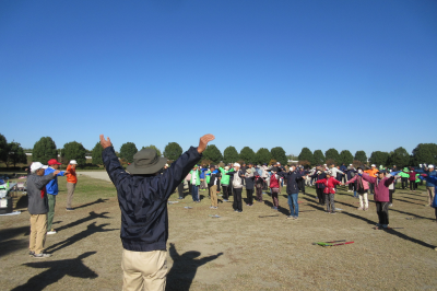  第12回東松山市シニアクラブ連合会グラウンドゴルフ大会の画像です。