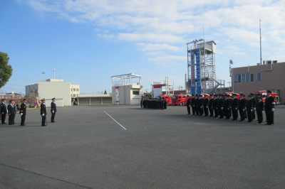 東松山消防団消防特別点検の画像です。