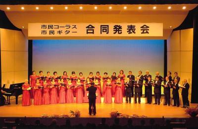 東松山市民コーラス舞台写真