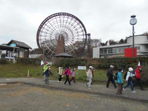 川の博物館の水車