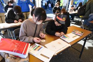 缶バッチ作成体験