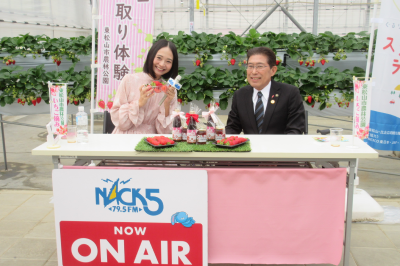 ラジオ収録（NACK5）の画像です。