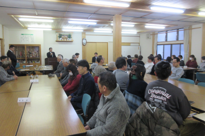 箭弓町町内会役員新年会の画像です。