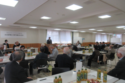 東松山市シニアクラブ連合会 新年顔合わせ会の画像です。