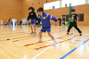 ラダートレーニングの様子