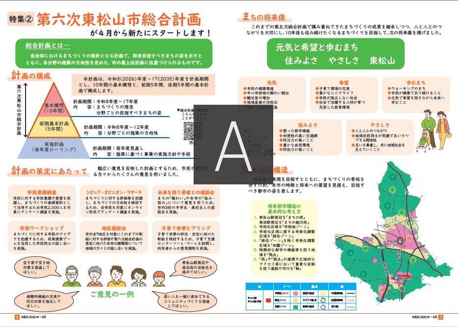 広報ひがしまつやま特集