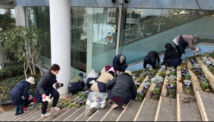 総合会館外階段