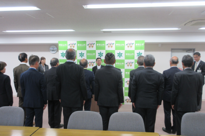  市民活動センター所長及び地域活動推進員 辞令交付式の画像です。