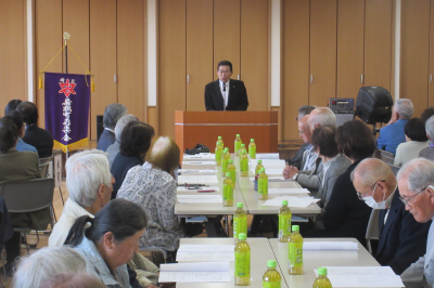 若松町シニアクラブ喜楽会 総会の画像です。