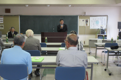 松山地区シニアクラブ連合会定期総会の画像です。