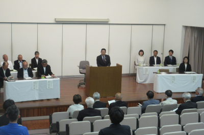 高坂地区ハートピアまちづくり協議会総会の画像です。