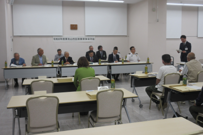 東松山市自衛隊家族会 定期総会の画像です。