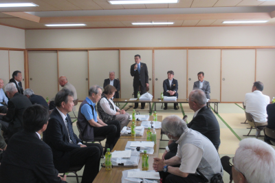 唐子地区区長会 歓送迎会の画像です。