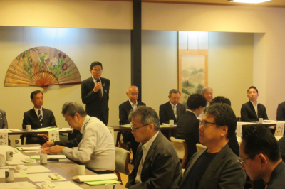 東松山市商店会連合会 通常総会・懇親会の画像です。