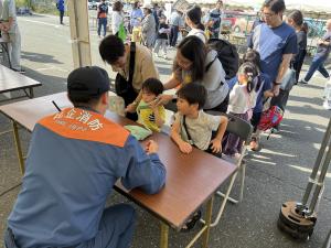 119番通報体験訓練