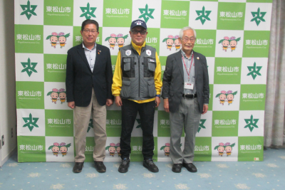 大韓ウォーキング連盟理事長・JWA会長表敬訪問の画像です。