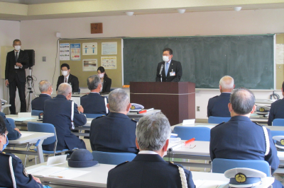 東松山市交通指導員全体連絡会議の画像です。