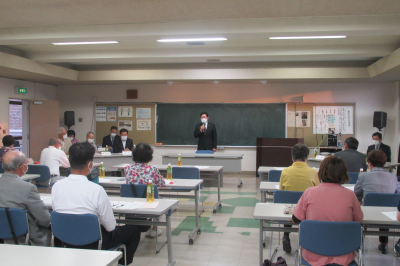 東松山市レクリエーション協会総会の画像です。