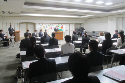 東松山市学童保育の会総会の画像です。