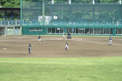 第34回東松山野球スポーツ少年団交流大会決勝戦の画像です。