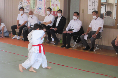 東松山市少年少女柔道大会の画像です。