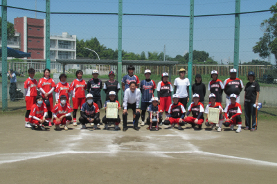 市民総体ソフトボール一般女子の部の画像です。