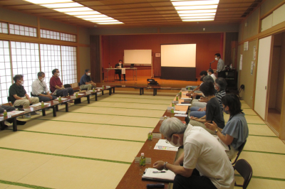 高坂丘陵地区ハートピアまちづくり協議会との意見交換会の画像です。