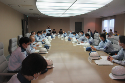 東松山市総合防災訓練の画像です。