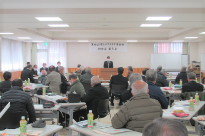 東松山市シニアクラブ連合会新年会の画像です。