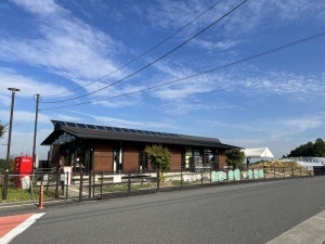 化石と自然の体験館の外観