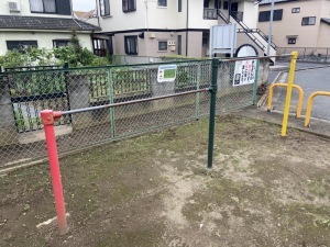 本町一丁目第一街区公園の鉄棒