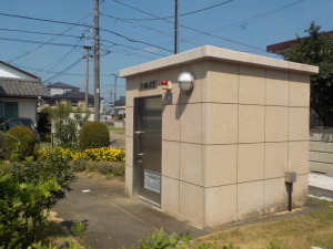 材木町第一公園のトイレ