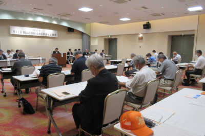 東松山市都幾川改修促進協議会役員会・通常総会の画像です。