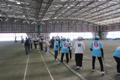 第45回東松山市シニアクラブ連合会ゲートボール大会の画像です。