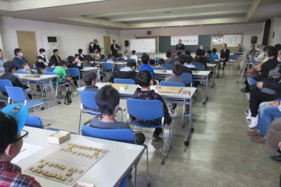 子ども将棋大会の画像です。