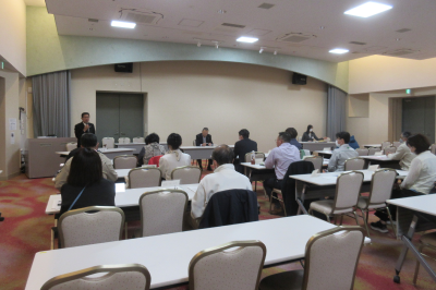 東松山市スポーツ推進委員会総会の画像です。