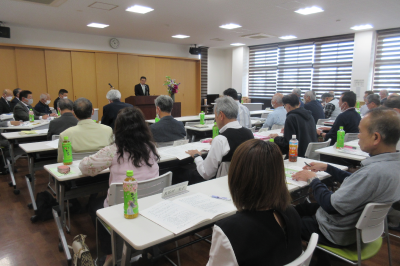 野本地区ハートピアまちづくり協議会総会の画像です。