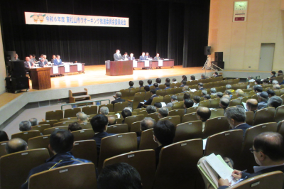 東松山市ウォーキング推進委員会総会及び第47回日本スリーデーマーチ実行委員会総会の写真です。
