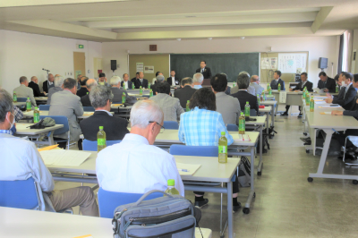 東松山市自治会連合会松山支部総会の画像です。