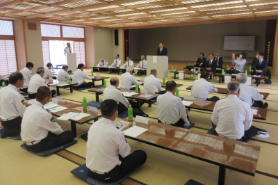 東松山交通安全協会高坂支部総会の画像です。