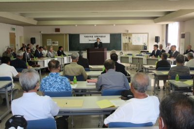 東松山交通安全協会定期評議員会の画像です。