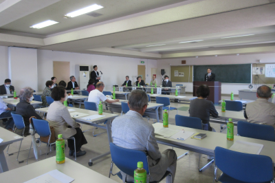 東松山市文化団体協議会総会の画像です。