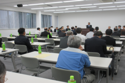 東松山市商工会青年部OB会通常総会の画像です。