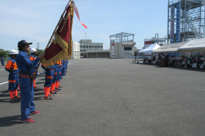 第34回埼玉県消防操法大会壮行会の画像です。